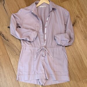 XiRENA Lavender Button-Up Romper